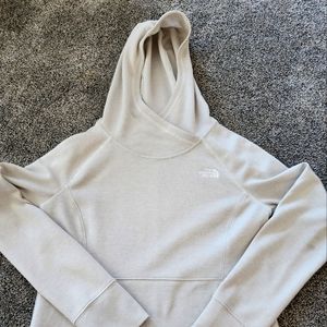 The North Face hoodie Cream